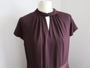 COMMA Tolles Kleid Etuikleid Cocktailkleid nagelneu bordeaux rot Gr. 44 *EDEL* - Bild 1 von 12