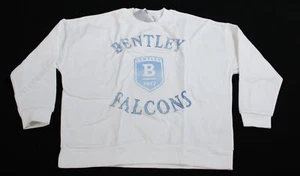 Bentley Falcons Women Gameday Couture Good Vibes Fleece Pullover CD4 White Large - Picture 1 of 4