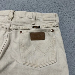 Jeans Wrangler taglio cowboy uomo 33x34 beige vestibilità regolare western 13MWZ - Foto 1 di 11