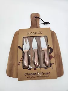 Juego de cuchillos para queso Brandani Italia cuchillo de pala de madera de acacia cuchillo de queso duro - Imagen 1 de 5