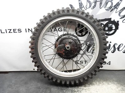 Yamaha YZ 100 YZ100 1977 buje de rueda trasera y placa de respaldo 2712 Foto 1 de 4