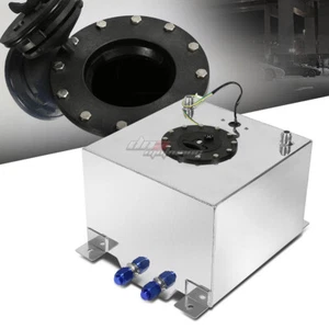 8 GALLON LIGHTWEIGHT PERFORMANCE POLISHED ALUMINUM FUEL CELL TANK+LEVEL SENDER - Bild 1 von 7