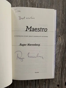 SIGNED - MAESTRO by Roger Nierenberg (2009, Hardcover) -1st ed. - Picture 1 of 10