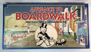 Advance to Boardwalk Vintage Board Game Parker Brothers Monopoly - Complete 1985 - Picture 1 of 11
