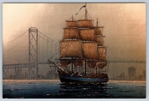 "HMS Bounty At Windsor" - Kunstpostkarte von Ben Jensen - Bild 1 von 2