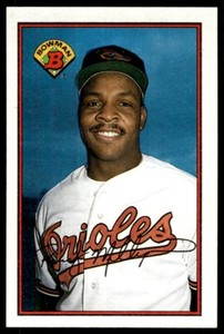 1989 Bowman Baseball Card Randy Milligan AA Baltimore Orioles #10