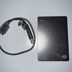 Black Seagate Backup Plus Portable Drive 1TB (HDD) - Afbeelding 1 van 3