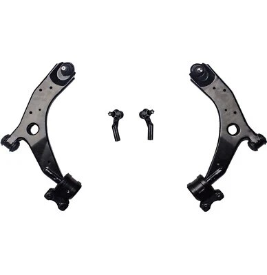 4 nuevos brazos de control inferiores delanteros rótulas extremos de varilla de amarre exterior para Mazda 3 5 Foto 1 de 4