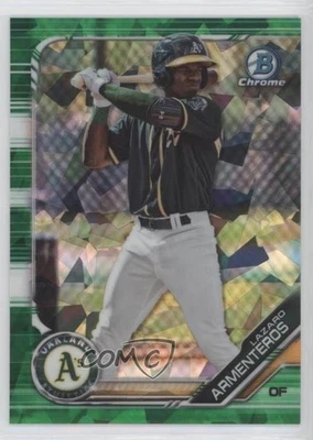 2019 Bowman Chrome Draft Sapphire Edition Green /50 Lazaro Armenteros #BDC-198 - Image 1 of 2