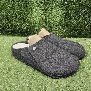 Birkenstock Zermatt Slipper Shearling Wool Felt Slip On Clogs Mens Size 12 - Picture 1 of 8