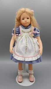 Heidi Plusczok Porcelain Alice In Wonderland Doll Artist Signed Doll 10 in - Picture 1 of 19