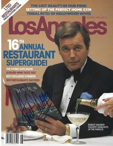 Hübscher ROBERT WAGNER signiertes Titelblatt des Los Angeles Magazins Hart to Hart - Bild 1 von 1
