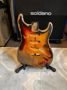 NOS Yajima String works Custom Rellic Fender Stratocaster Body made in USA - Picture 1 of 8