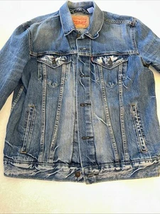 Levi's Med Jeansjacke Herren Denim Trucker Medium Wash 100% Baumwolle 72334 Erwachsene - Bild 1 von 8
