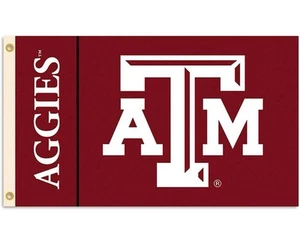 Texas A&M Aggies 3' x 5' Flagge College NCAA lizenziert mit Ösen - Bild 1 von 3
