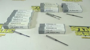 16 NEW HTC SOLID CARBIDE 4 FLUTE MINIATURE REAMERS .0570" .0680" 0690" & .0760" - Picture 1 of 12