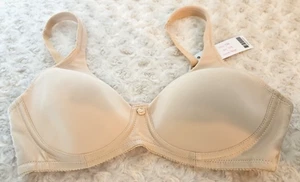 American Breast Care ABC #106 34B Beige Back Close Wire Free Mastectomy Bra NEW - Picture 1 of 4