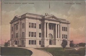 Twin Falls County Court House Idaho ID 1919 postcard MQ5 - Picture 1 of 2