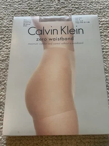 Calvin Klein Zero Waistband Control Top Size B Buff New 1 Pair Style 309 - Picture 1 of 2