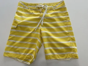 BAÑADOR/SHORTS DE TABLA PARA HOMBRE ANTIGUOS AZUL MARINO/MEDIANO/AMARILLO/BLANCO/RAYAS 34 - Imagen 1 de 6