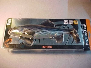 NUEVO Señuelo Savage Gear 3D Sucker 12" de hundimiento lento suave MUSKIE CEBO CISCO FLASH - Imagen 1 de 9