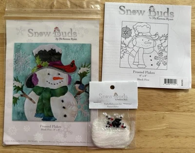 Brotes de nieve McKenna Ryan bloque 5 patrones escamas esmeriladas con paquete de adornos Foto 1 de 4