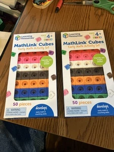 MathLink Würfel Lernressourcen Frühe Mathematik Aktivität Set Mathewürfel NEU VERSIEGELT - Bild 1 von 4