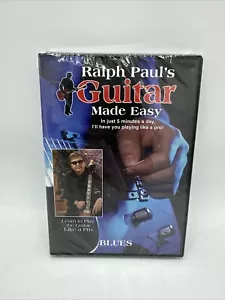 Ralph Paul's 'Guitar Made Easy' BLUES - Set di 2 DVD - Nuovo sigillato - Foto 1 di 3