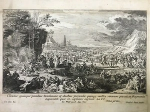 Gravure XVIIe Sébastien Le Clerc, Christ, Stein Etching Radierung Incisione 17th - Picture 1 of 10