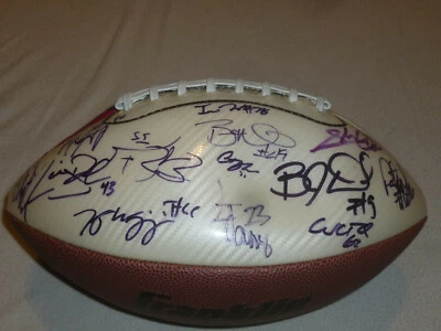 SAN FRANCISCO 49ERS EQUIPO DE FÚTBOL AMERICANO AUTOGRAFIADO FIRMADO NFL ERIC REID BRUCE MILLER  Foto 1 de 4