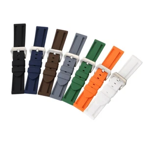 Correa de goma para reloj inteligente deportivo Panerai correa de repuesto 24 mm - Imagen 1 de 23