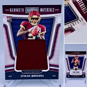 Dyami Brown 2021 Playbook Mammoth Materials RC /299 Washington Commanders - Picture 1 of 8