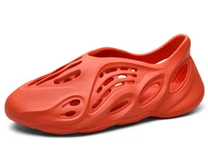 NEU Herren robust orange Stranddusche Pool Clogs Slipper Sandalen - Bild 1 von 3