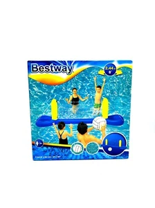 Bestway 52133 Volleyball Set Wasserspiel 244x64cm Volleyballnetz aufblasbar Set - Bild 1 von 2