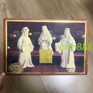 Lenox China Jewels Nativity The Three Kings 3 Piece Collectible Ceramic Set - Picture 1 of 5