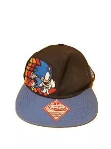 Retro Sega Sonic Hedgehog SnapBack Mütze DON’T BLINK bestickt Videospiel EUC - Bild 1 von 5