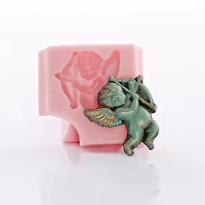 Stampo Cupido in Silicone Flessibile Facile da Usare Sicuro per Alimenti Gioielli Artigianato Cera Stampo (537) - Foto 1 di 5