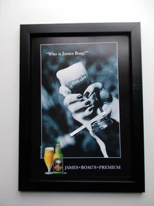 ADVERTISING PRINT FRAMED - JAMES BOAG'S - Picture 1 of 1