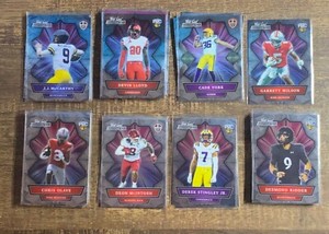 2022 Wild Card ALUMINATION NIL COLLEGIATE FOOTBALL SINGLES. You Pick 🔥🔥