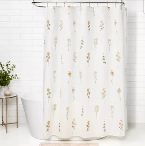 Threshold Botanical Floral Shower Curtain - 72 x 72 - Picture 1 of 8