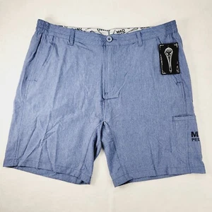 Mad Pelican Men's XXL Wish U Were Here Donnie's Walking Shorts Blue NWT - Picture 1 of 11