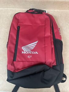 New Fox Racing Honda Weekender BackPack Back Pack School Bag Color is Chili Red