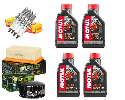MOTUL/ HIFLOFILTRO / NGK KIT/Tagliando BMW R 1200/GS/R/RT MOTUL 7100 10W40 filtro olio aria candele NGK