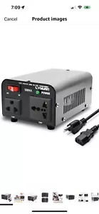 Luvyan Voltage Transformer 500 Watt Step Up/Down From 110 To 220 Volts - Picture 1 of 7