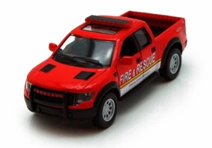2013 Ford F-150 SVT Raptor SuperCrew Pickup Truck Fire Rescue 1/46 Diecast Car - Picture 1 of 8
