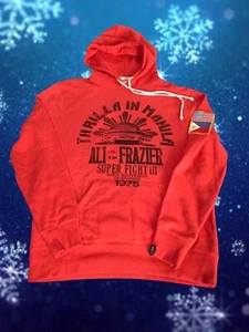 Roots of Fight HERREN GRÖSSE M BOXEN Muhammad ali HOODIE PULLOVER *BRANDNEU* ROT - Bild 1 von 9