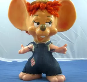 Vintage Topo Gigio Coin Bank 1970, 10 Inch, Vinyl, Ed Sullivan Show - Picture 1 of 4