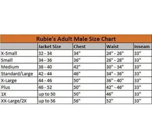 Rubie's Men's Friday The 13th Jason Costume Sz XL. Jacket W/Attach Shirt & Mask - Picture 1 of 3