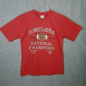 VTG Nebraska Cornhuskers 1994-1995 Sz XL National Champions football shirt RARE! - Picture 1 of 11