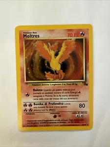 Pokémon Moltres 12/62 Fossil Holo Rare ITA Edition 1999 - Picture 1 of 2